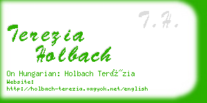 terezia holbach business card